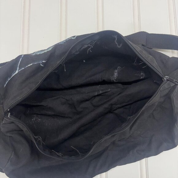Vintage 90s Wolf Duffel Bag Lightening Brevard Zoo Adjustable Grunge Goth cyber - Picture 10 of 11